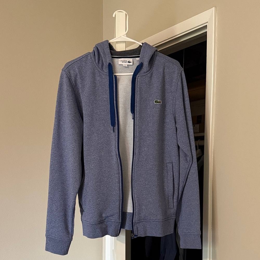 Lacoste Heather Blue Hoodie (men)